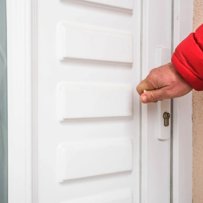 Porte d’entrée en PVC à Créteil